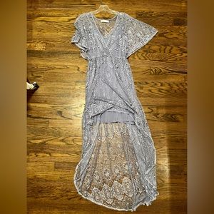 Lush, lace high-low dress